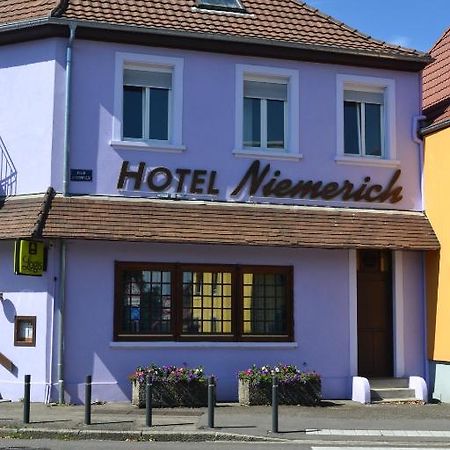 Hotel Restaurant Niemerich Pulversheim Exterior foto